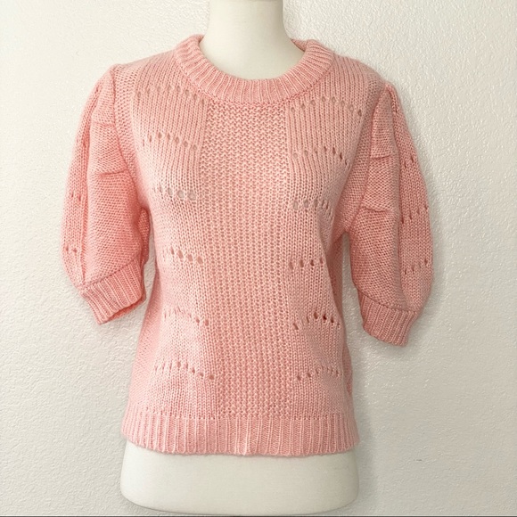 English Factory Sweaters - ENGLISH FACTORY Pink Knitted Sweater